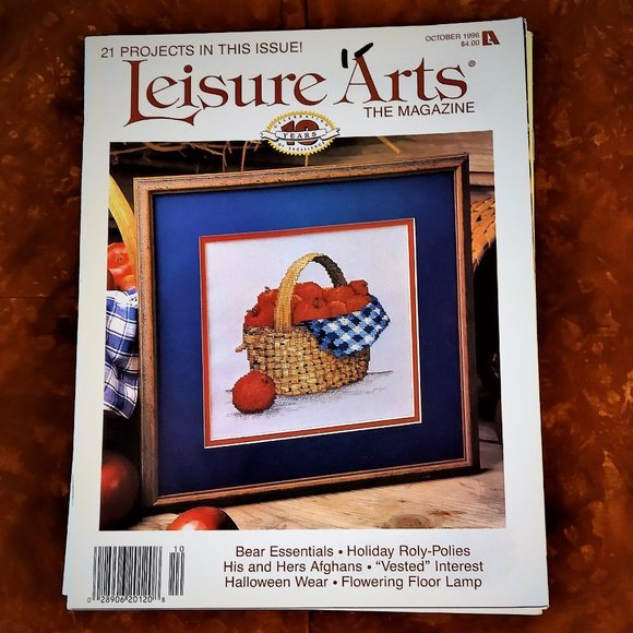 7  VNTG Cross Stitch Mags- Danish Flowers, Spring - Picture 7 of 10